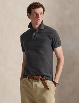 Para hombre. 710795080008 Polo de piqué Slim Fit (S), Casual, Algodón, Manga corta