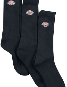 Socken - Valley Groove 3er-Pack - EU39-42 bis EU43-46 - Größe EU 43-46 - schwarz - Unisex - unisex