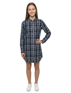 Vestito A Maniche Lunghe Linda Sr Navy / Pearl S