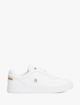 Baskets basses en cuir de vache