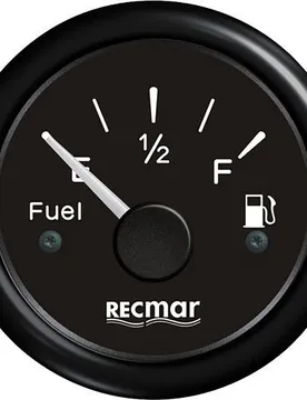 º Eu Fuel Level Indicator Black 51 mm unisex - Recmar - FashionsVida
