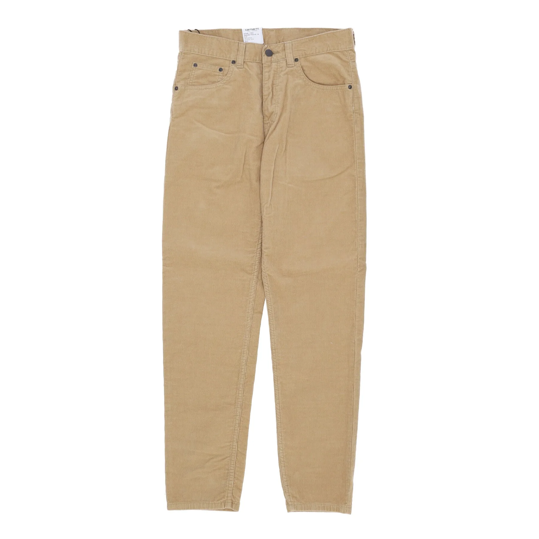 Pantalone Lungo Uomo Newel Pant Sable Rinsed - CARHARTT WIP - FashionsVida