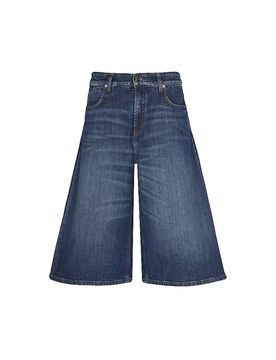 Jeansshorts PALAZZO azul oscuro 32
