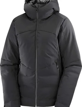 Veste de ski en duvet de canard - Alpenflow Down Jacket W Deep Black - Taille M - Noir - Salomon - FashionsVida