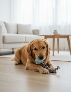 Giocattolo da masticare per cane - turchese pallido