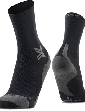 Calzini Crew Run Discover Black / Charcoal EU 35-38