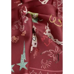 Pañuelo de mujer estampado de seda