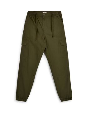 Pantaloni cargo verde militare cargo in cotone NBY7070 M