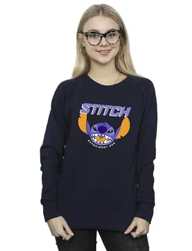 Lilo & Stitch Purple Sweatshirt - Navy - Size: L - Disney - FashionsVida