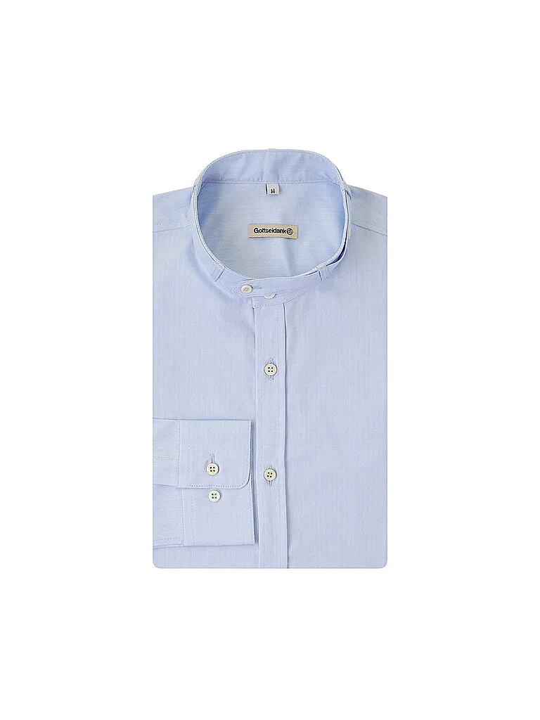 Camisa tradicional LENZ azul S - Gottseidank - FashionsVida
