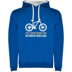 Felpa Con Cappuccio Put Something Fun Royal Blue