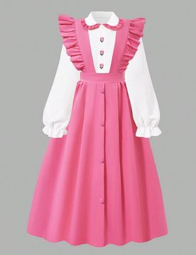 Conjunto de ropa para niña preadolescente, vuelta al colegio, estilo completo a juego, cómodo y casual con toques preppy, adecuado para uso diario,