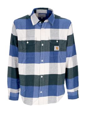 Camicia Manica Lunga Uomo L/s Lyman Shirt Lyman Check/discovery Green