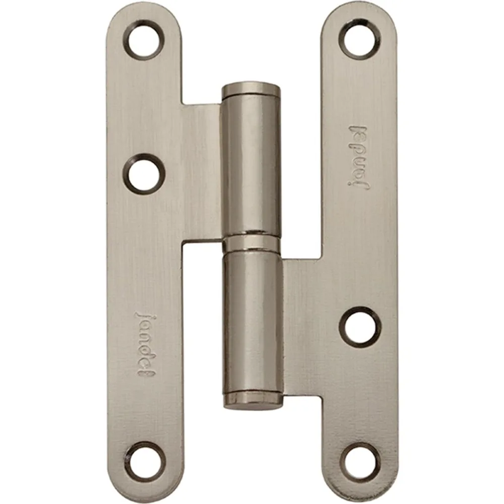 Pernio Inox para Puertas de Madera 95 x 53 x 2 mm - JANDEL - FashionsVida