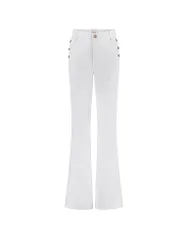 Pantalón acampanado blanco 29