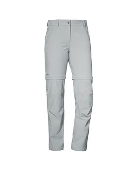 Pantalón ZipOff Ascona para mujer gris claro 38 (kurz)