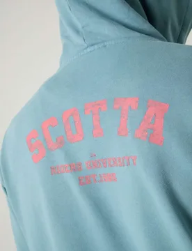 Sudadera de hombre azul con capucha - Scotta 1985 - FashionsVida