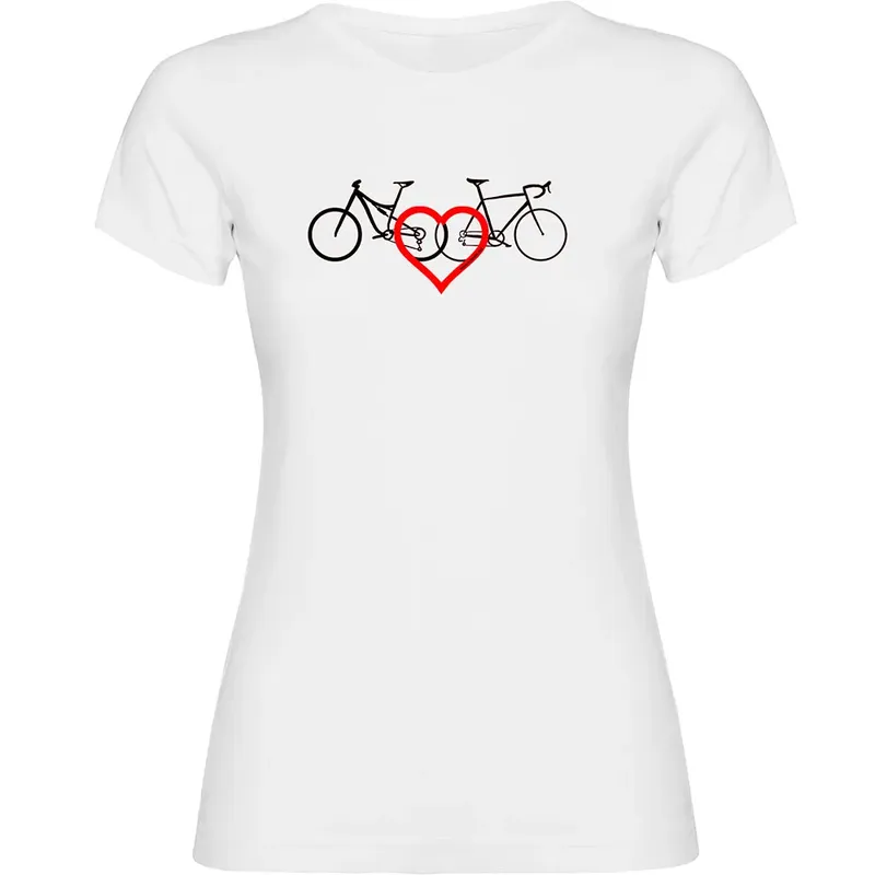 Maglietta A Maniche Corte Love White