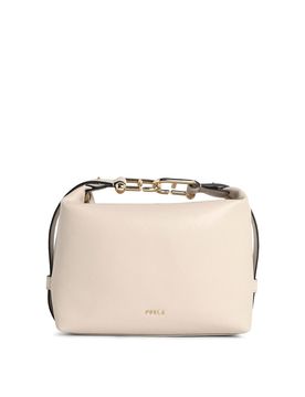 Mini borsa a tracolla in pelle avorio