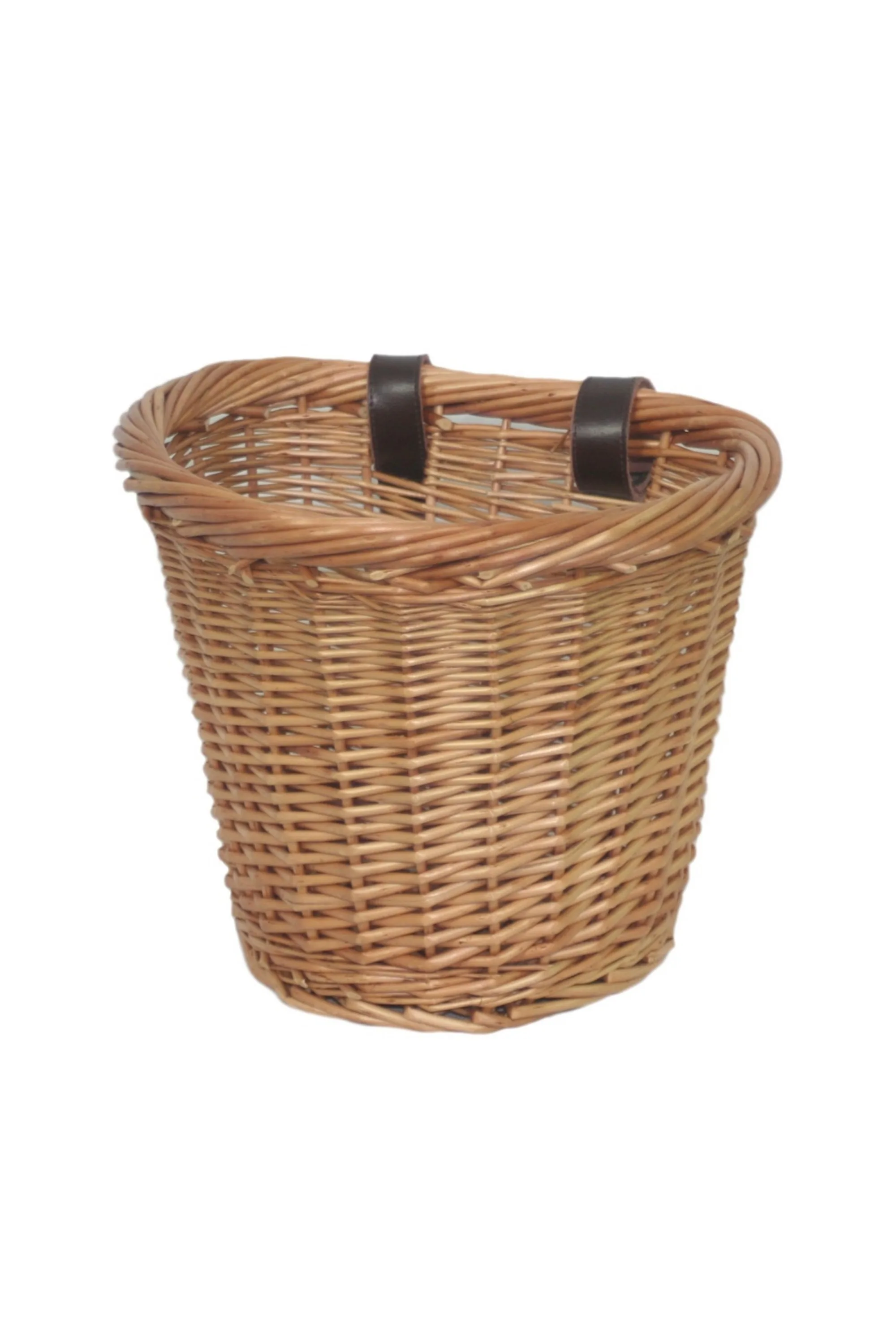 Wicker Heritage Oval Bicycle Basket - Red Hamper - FashionsVida