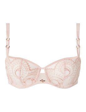 Sujetador balconette MYSTIC CREAM rosa tafetán rosa 75C