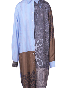 Camicia - 470091 - Fantasia Azzurro