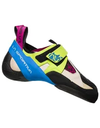 Chaussons d'escalade - Skwama W Apple Green/Cobalt Blue - Taille 36 - Blanc