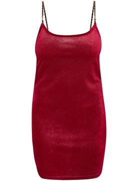 Faina Vestido rojo vino