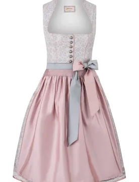 Dirndl Monroe (altrosa, Gr. 32) von Bergfeuer Couture für Damen, 100% Polyester - Stockerpoint - FashionsVida