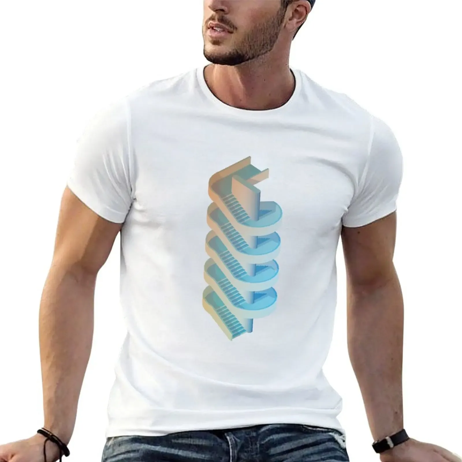 Circulation T-Shirt Simple Solid Color Crew Neck Tee - Aliexpress - FashionsVida