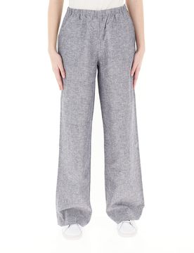 Pantalone misto lino GRIGIO CHIARO 10