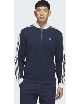 Sudadera De Hombre 1-4 Zip 3 Bandas Originals - Adidas - FashionsVida