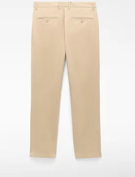 Chino de hombre regular fit de algodón - Adolfo Dominguez - FashionsVida