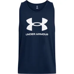 Sportstyle Logo Herren Tanktop, blau LG