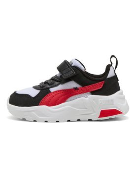 Scarpe nero bianco con chiusura a strappo e lacci elastici Trinity 2 LT Mid 90s AC+ Inf 25