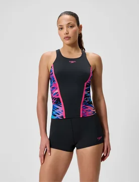 Hyperboom Splice Tankini Set Black female - Speedo - FashionsVida
