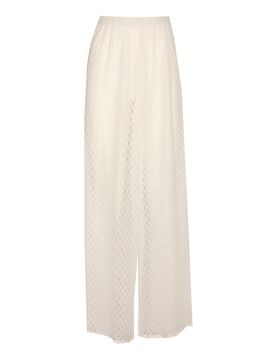 Missoni Pantaloni in Viscosa Bianca