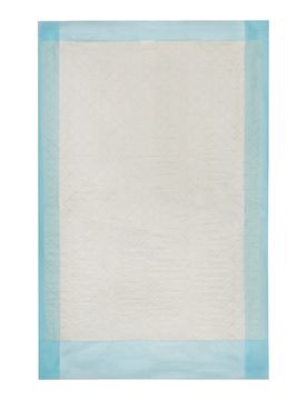 Krankenunterlagen blau weiss