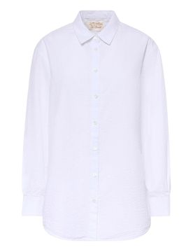Camicia In Seersucker Con Ricamo