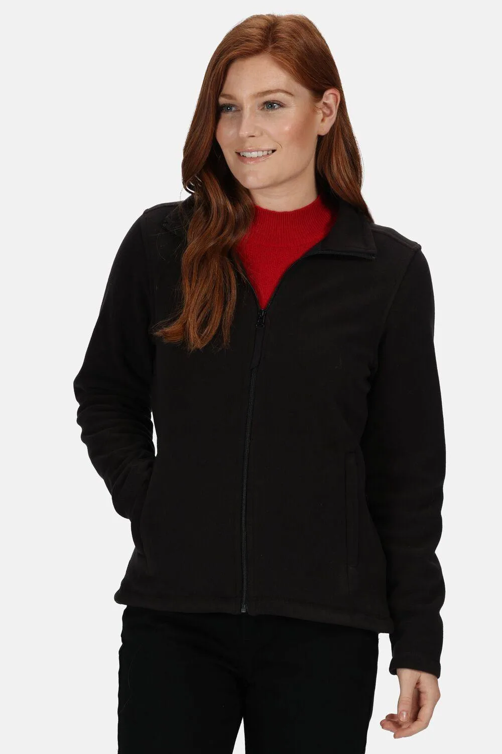 Micro Lightweight Full Zip Fleece Sweatshirt - Black - Size: 10 - Regatta - FashionsVida