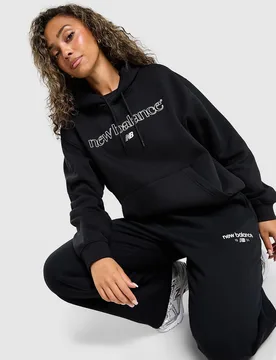 Outline Overhead Hoodie - Damen, Schwarz - female - Size: S - New Balance - FashionsVida