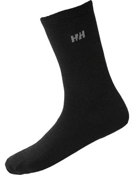Everyday wool sock 2p calcetines esquí Negro (42-44)