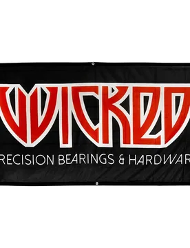 Autocollant Banner Black One Size unisex - Wicked Hardware - FashionsVida