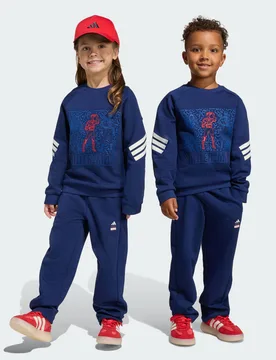 JOGGER MARVEL SPIDER-MAN 18-24M Dark Blue / Off White - Adidas - FashionsVida