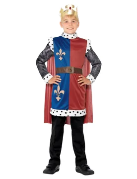 Königskostüm für Jungen blau-rot-weiss - male - RUBIES NL - FashionsVida