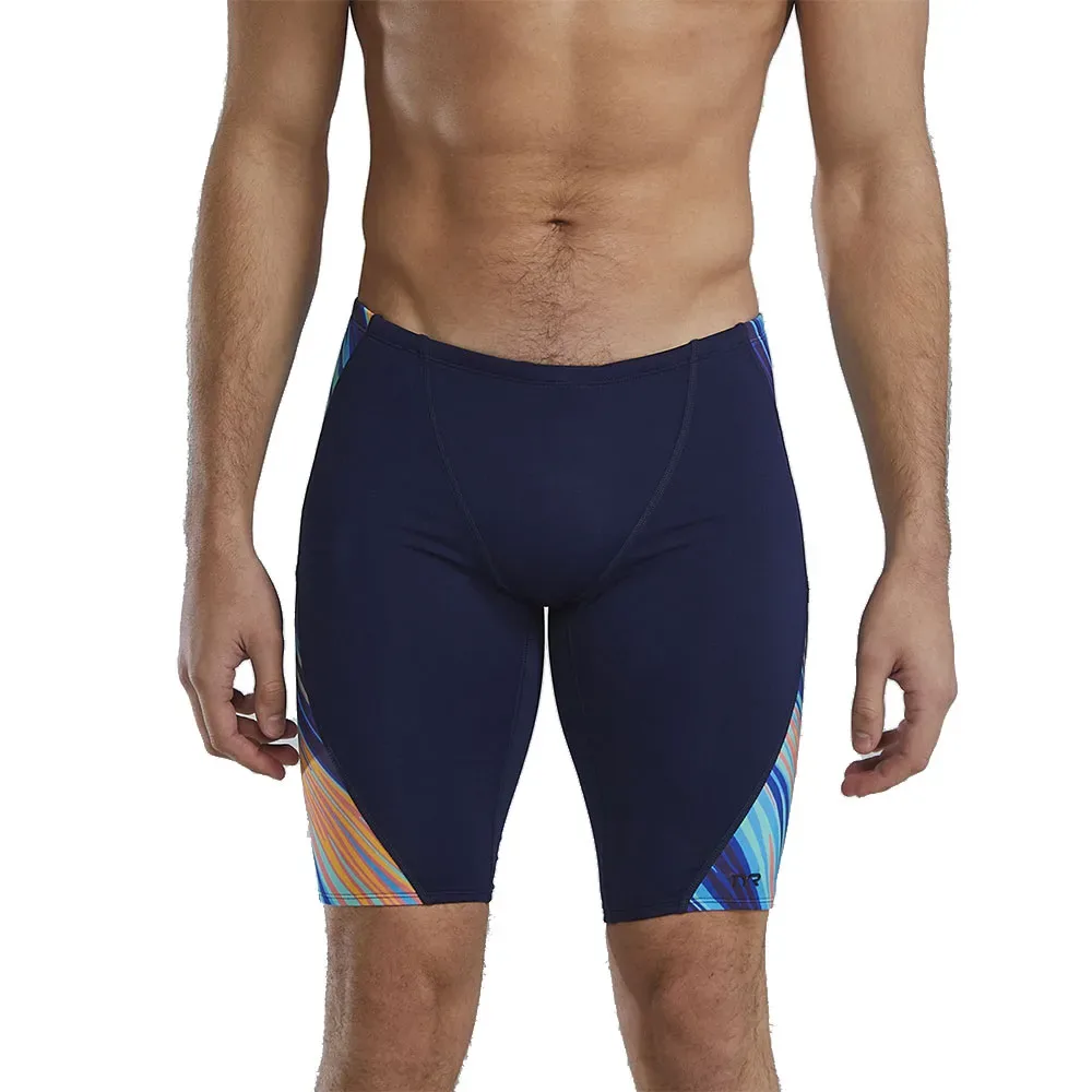 Durafast Elite Riptidal Jammer Teal / Orange 36 Men - TYR - FashionsVida