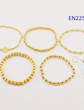 VKVVA Fashion Jewelry Gold-Plated Beaded 5pcs Cross Bracelet Set for Women Birthday Gifts, Unique Gift - Aliexpress - FashionsVida