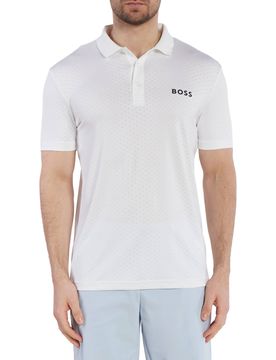 HUGO Polo PaddyTech Pro, weiss s