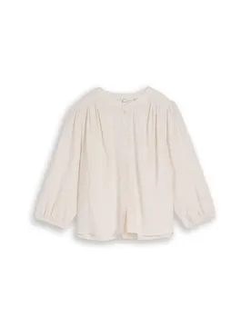 Blouse feminine with linen female