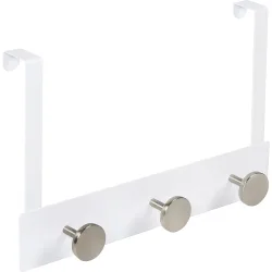Percha Madera y Zamak 3 Colgadores 9600BLNC